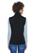 Core 365 CE701W Womens Cruise Water Resistant Full Zip Fleece Vest Black Back