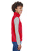 Core 365 CE701W Womens Cruise Water Resistant Full Zip Fleece Vest Red Side