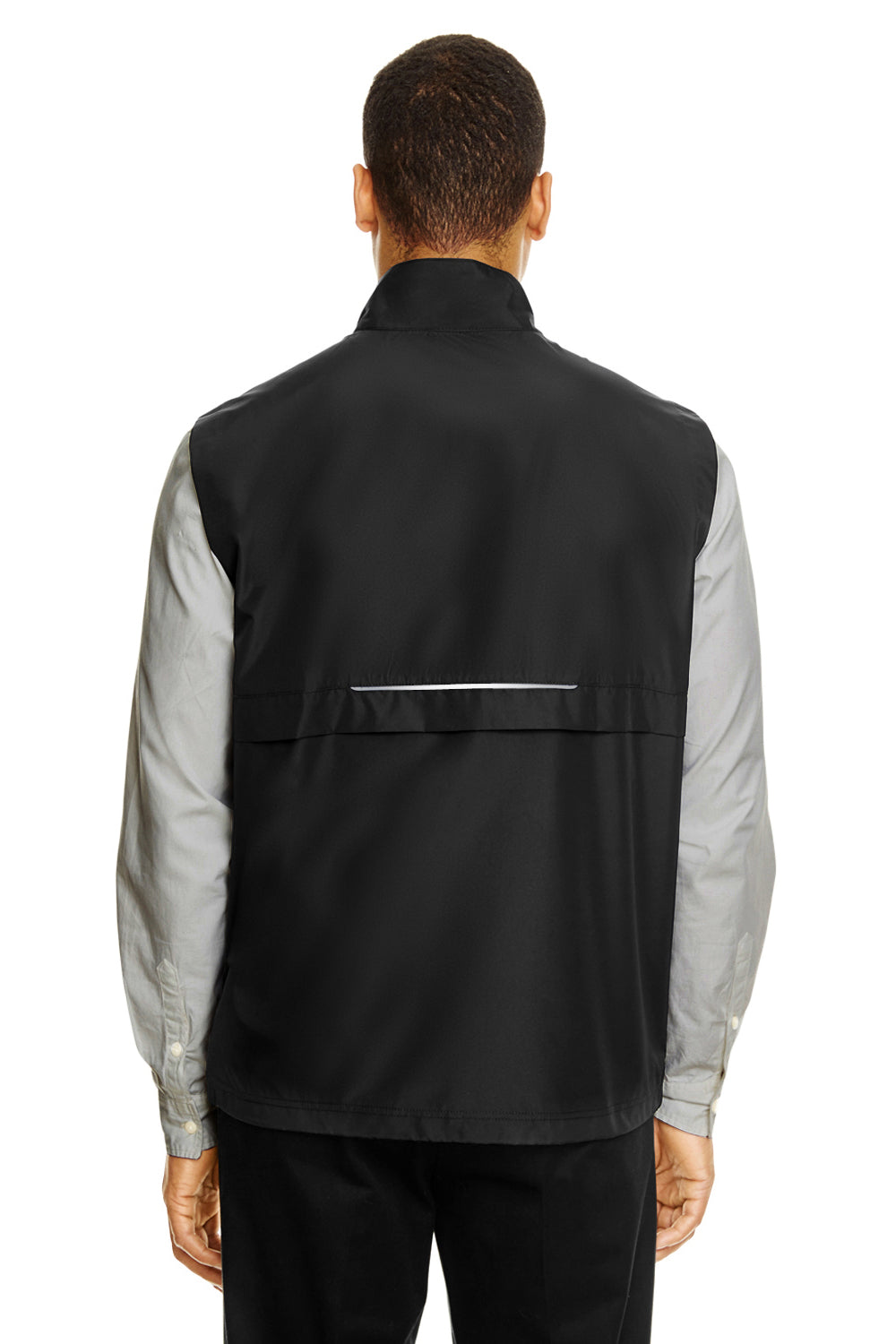 Core 365 CE703 Mens Techno Lite Water Resistant Full Zip Vest Black Back