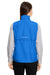 Core 365 CE703W Womens Techno Lite Water Resistant Full Zip Vest Royal Blue Back