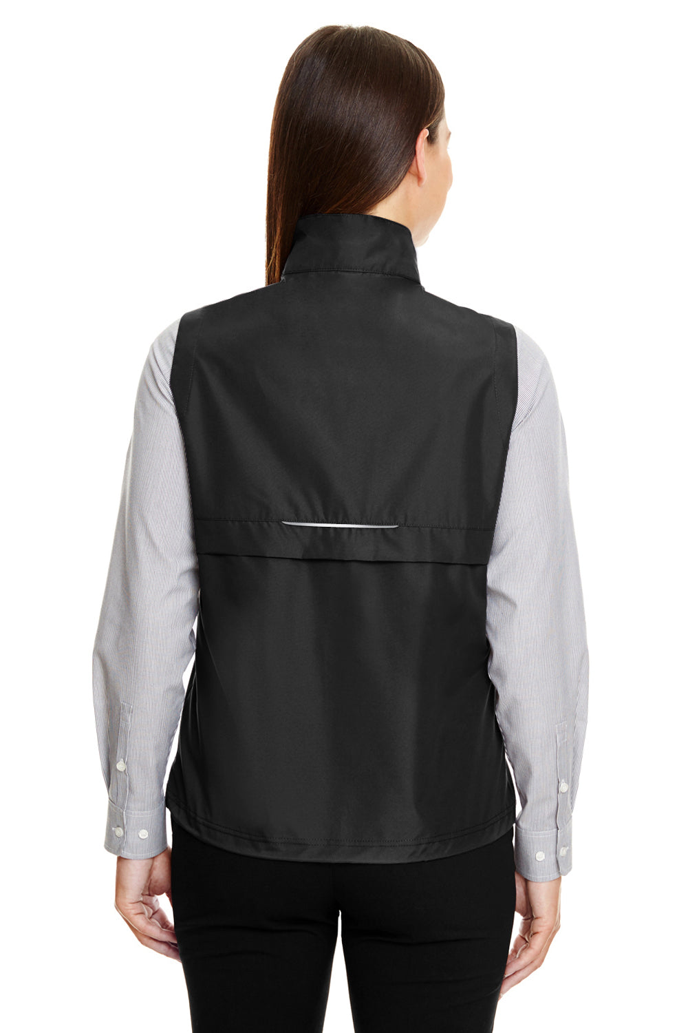 Core 365 CE703W Womens Techno Lite Water Resistant Full Zip Vest Black Back