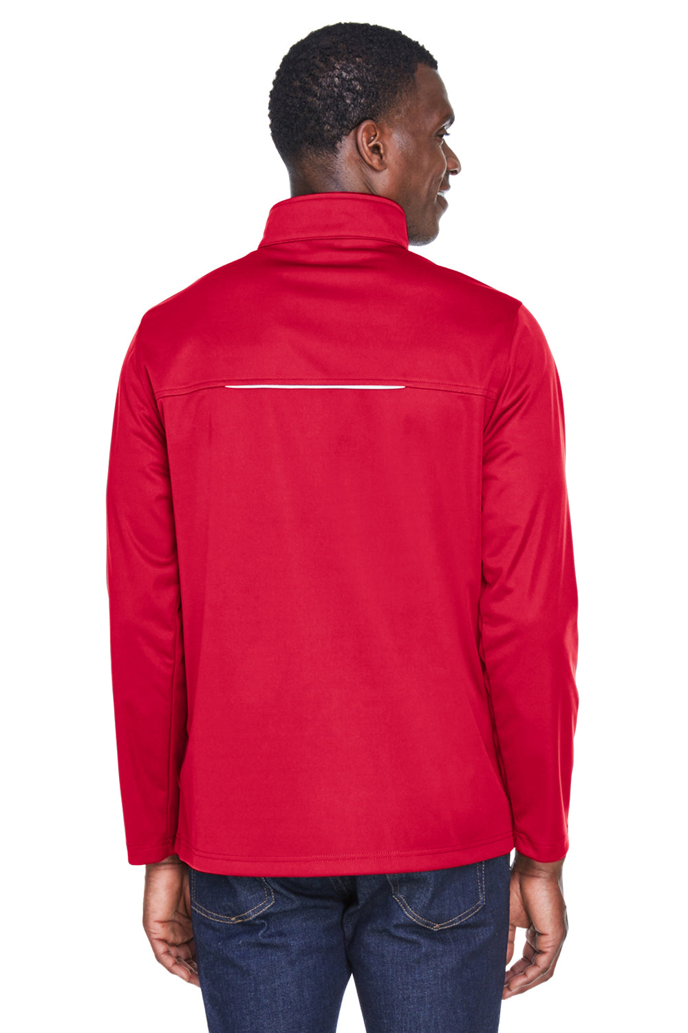 Core 365 CE708 Mens Techno Lite Water Resistant Full Zip Jacket Red Back