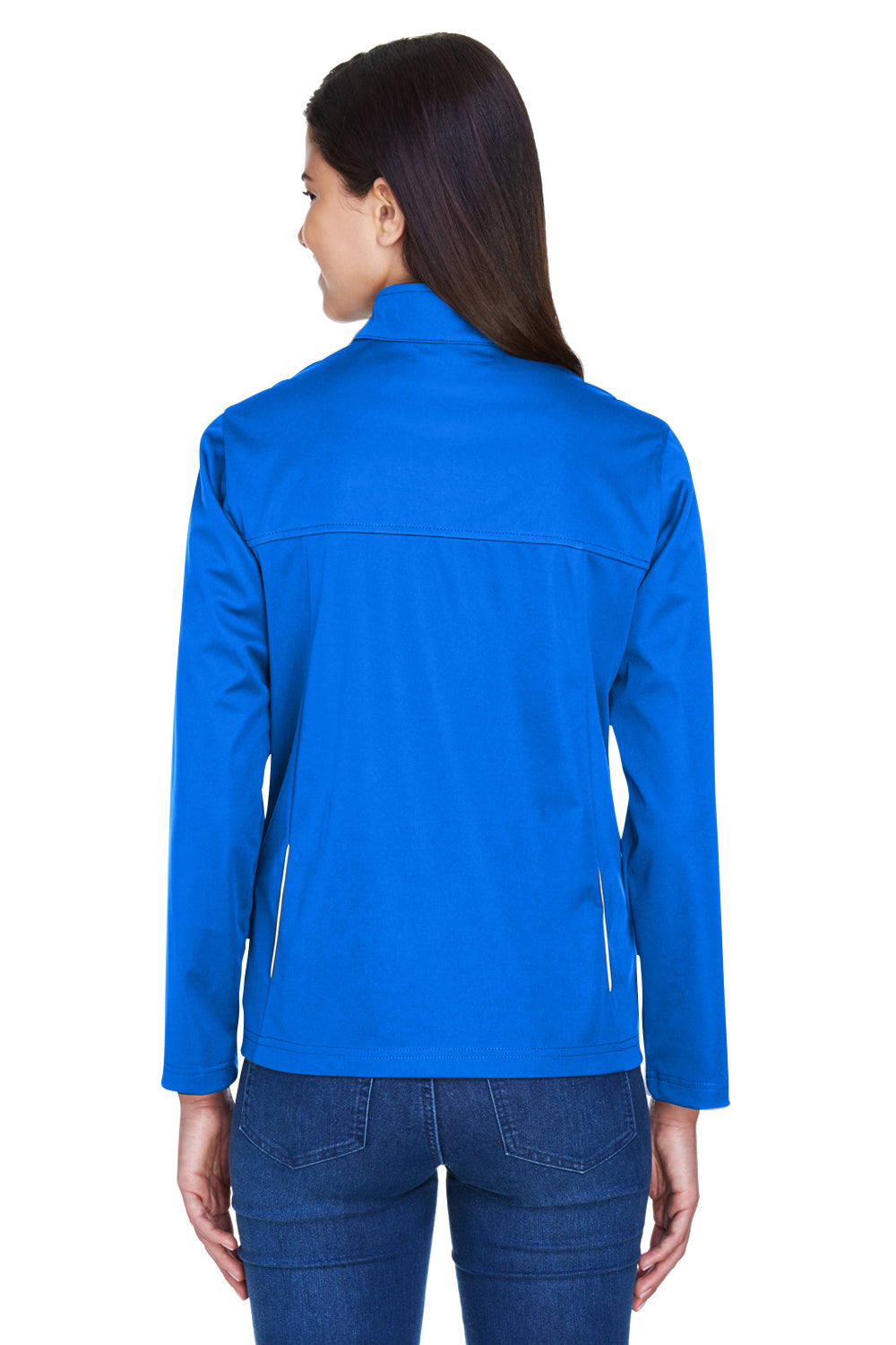 Core 365 CE708W Womens Techno Lite Water Resistant Full Zip Jacket Royal Blue Back