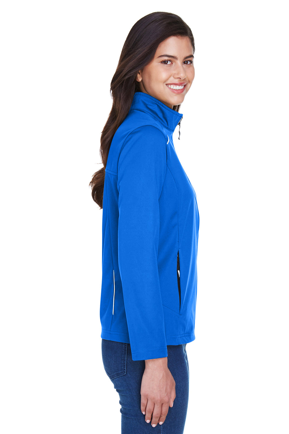 Core 365 CE708W Womens Techno Lite Water Resistant Full Zip Jacket Royal Blue Side