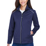 Core 365 Womens Techno Lite Water Resistant Full Zip Jacket - Classic Navy Blue
