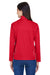 Core 365 CE708W Womens Techno Lite Water Resistant Full Zip Jacket Red Back