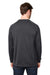 Core 365 CE800 Mens Fusion ChromaSoft Fleece Crewneck Sweatshirt Carbon Grey Back