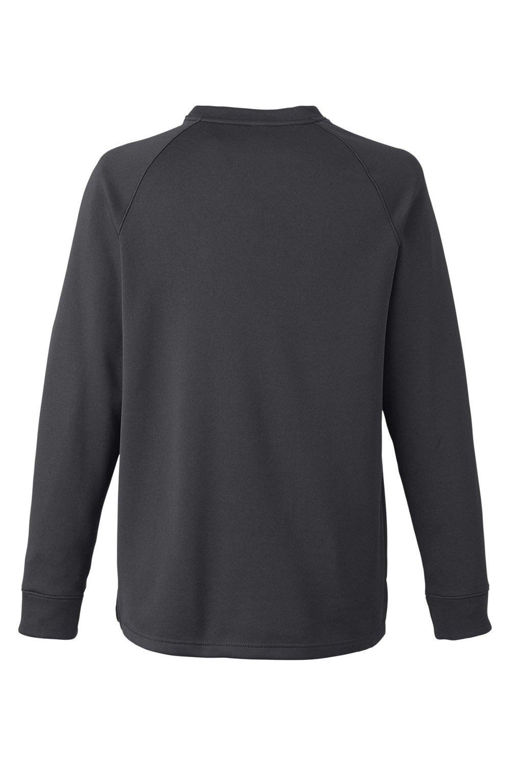 Core 365 CE800 Mens Fusion ChromaSoft Fleece Crewneck Sweatshirt Carbon Grey Flat Back