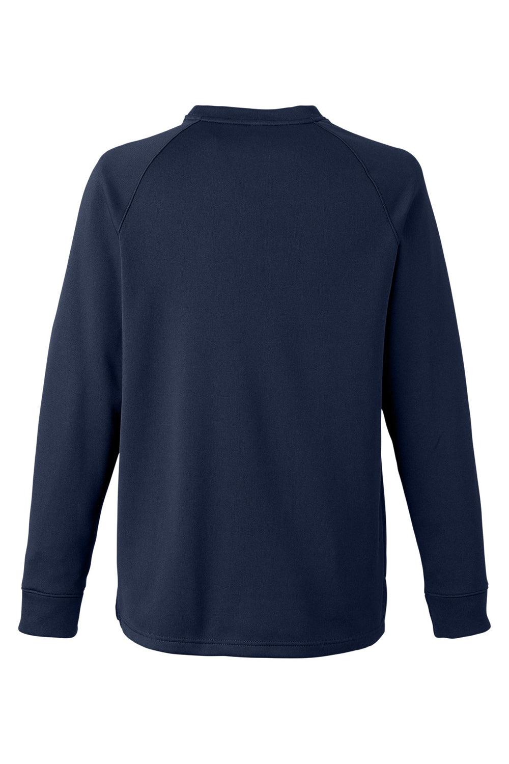 Core 365 CE800 Mens Fusion ChromaSoft Fleece Crewneck Sweatshirt Classic Navy Blue Flat Back