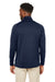 Core 365 CE801 Mens Fusion ChromaSoft Fleece 1/4 Zip Sweatshirt Classic Navy Blue Back