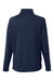 Core 365 CE801 Mens Fusion ChromaSoft Fleece 1/4 Zip Sweatshirt Classic Navy Blue Flat Back