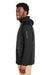 Core 365 CE808 Mens Techno Lite Hybrid Full Zip Hooded Jacket Black Side