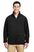 Core 365 CE890 Mens Journey Summit Hybrid Full Zip Jacket Black Front