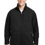 Core 365 Mens Journey Summit Hybrid Full Zip Jacket - Black