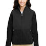 Core 365 Womens Journey Summit Hybrid Full Zip Jacket - Black