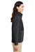 Core 365 CE890W Womens Journey Summit Hybrid Full Zip Jacket Heather Charcoal Grey/Black Side