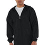 Champion Mens Wind & Water Resistant Full Zip Hooded Anorak Jacket - Black