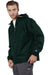 Champion CO200 Mens Packable Anorak 1/4 Zip Hooded Jacket Dark Green 3Q