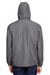 Champion CO200 Mens Packable Anorak 1/4 Zip Hooded Jacket Graphite Grey Back