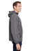 Champion CO200 Mens Packable Anorak 1/4 Zip Hooded Jacket Graphite Grey Side