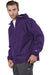 Champion CO200 Mens Packable Anorak 1/4 Zip Hooded Jacket Ravens Purple 3Q