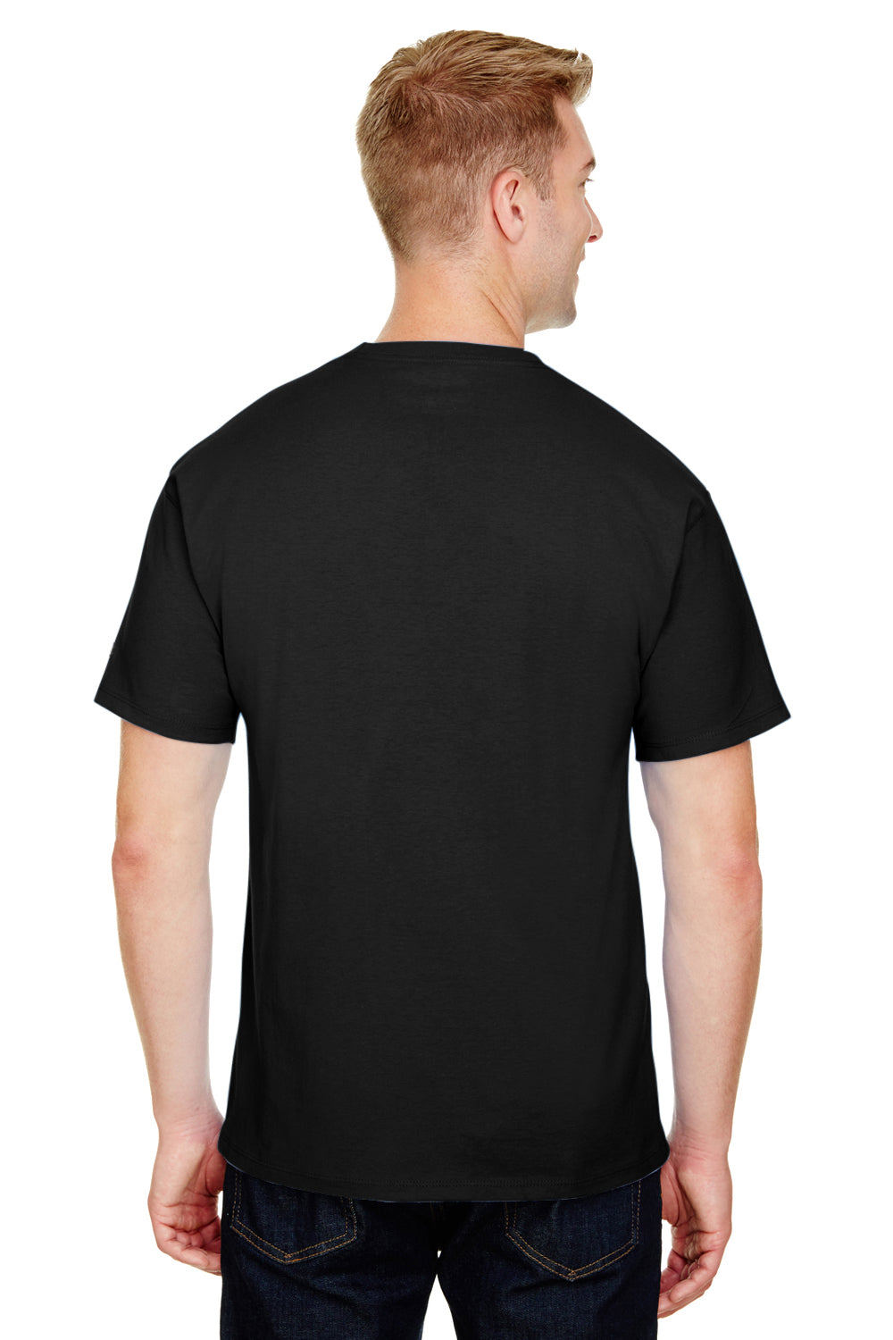 Champion CP10 Mens Short Sleeve Crewneck T-Shirt Black Back