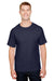 Champion CP10 Mens Short Sleeve Crewneck T-Shirt Navy Blue Front