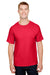 Champion CP10 Mens Short Sleeve Crewneck T-Shirt Red Front