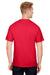 Champion CP10 Mens Short Sleeve Crewneck T-Shirt Red Back