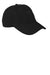 Port & Company CP78 Mens Adjustable Hat Black Front