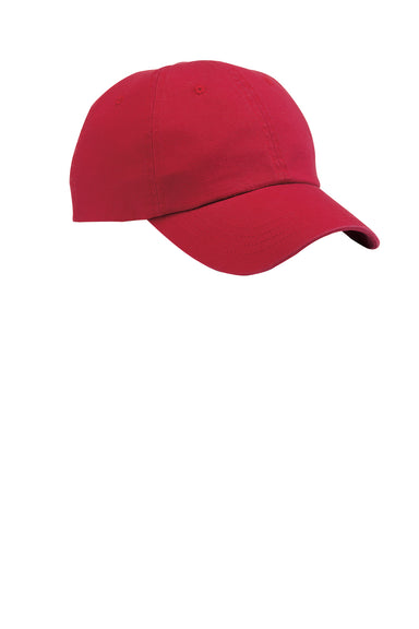 Port & Company CP78 Mens Adjustable Hat Red Front