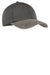 Port & Company CP83 Mens Adjustable Hat Black/Pebble Grey Front