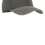 Port & Company Mens Adjustable Hat - Black/Pebble