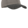Port & Company Mens Adjustable Hat - Pebble/Black