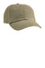 Port & Company CP84 Mens Adjustable Hat Khaki Brown Front