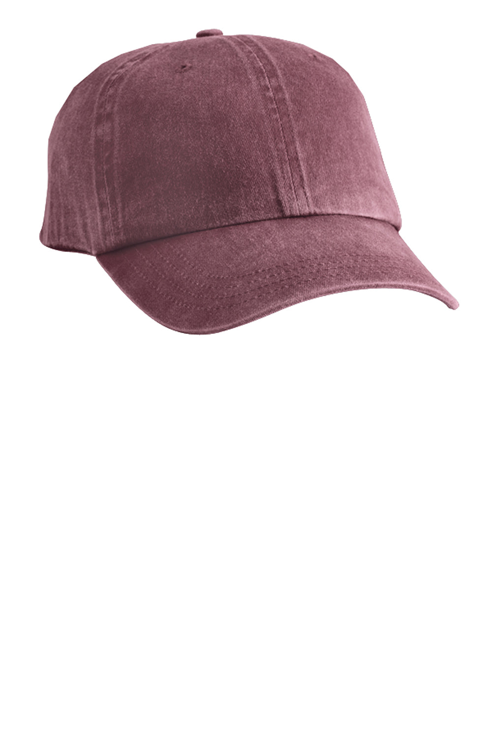 Port & Company CP84 Mens Adjustable Hat Maroon Front