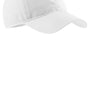 Port Authority Mens Adjustable Hat - White