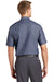 Red Kap CS20/CS20LONG Mens Industrial Moisture Wicking Short Sleeve Button Down Shirt w/ Double Pockets Grey/Blue Back