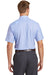 Red Kap CS20/CS20LONG Mens Industrial Moisture Wicking Short Sleeve Button Down Shirt w/ Double Pockets White/Blue Back