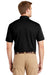 CornerStone CS4020 Mens Industrial Moisture Wicking Short Sleeve Polo Shirt Black Back