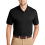 CornerStone Mens Industrial Moisture Wicking Short Sleeve Polo Shirt - Black