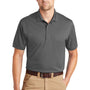 CornerStone Mens Industrial Moisture Wicking Short Sleeve Polo Shirt - Charcoal Grey