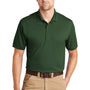 CornerStone Mens Industrial Moisture Wicking Short Sleeve Polo Shirt - Dark Green