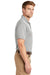 CornerStone CS4020 Mens Industrial Moisture Wicking Short Sleeve Polo Shirt Light Grey Side