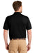 CornerStone CS4020P Mens Industrial Moisture Wicking Short Sleeve Polo Shirt w/ Pocket Black Back
