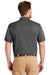CornerStone CS4020P Mens Industrial Moisture Wicking Short Sleeve Polo Shirt w/ Pocket Charcoal Grey Back