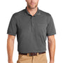 CornerStone Mens Industrial Moisture Wicking Short Sleeve Polo Shirt w/ Pocket - Charcoal Grey
