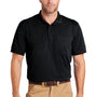 CornerStone Mens Industrial Moisture Wicking Short Sleeve Polo Shirt w/ Pocket - Navy Blue