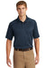 CornerStone CS410 Mens Select Tactical Moisture Wicking Short Sleeve Polo Shirt Navy Blue Front