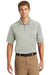 CornerStone CS410 Mens Select Tactical Moisture Wicking Short Sleeve Polo Shirt Light Grey Front
